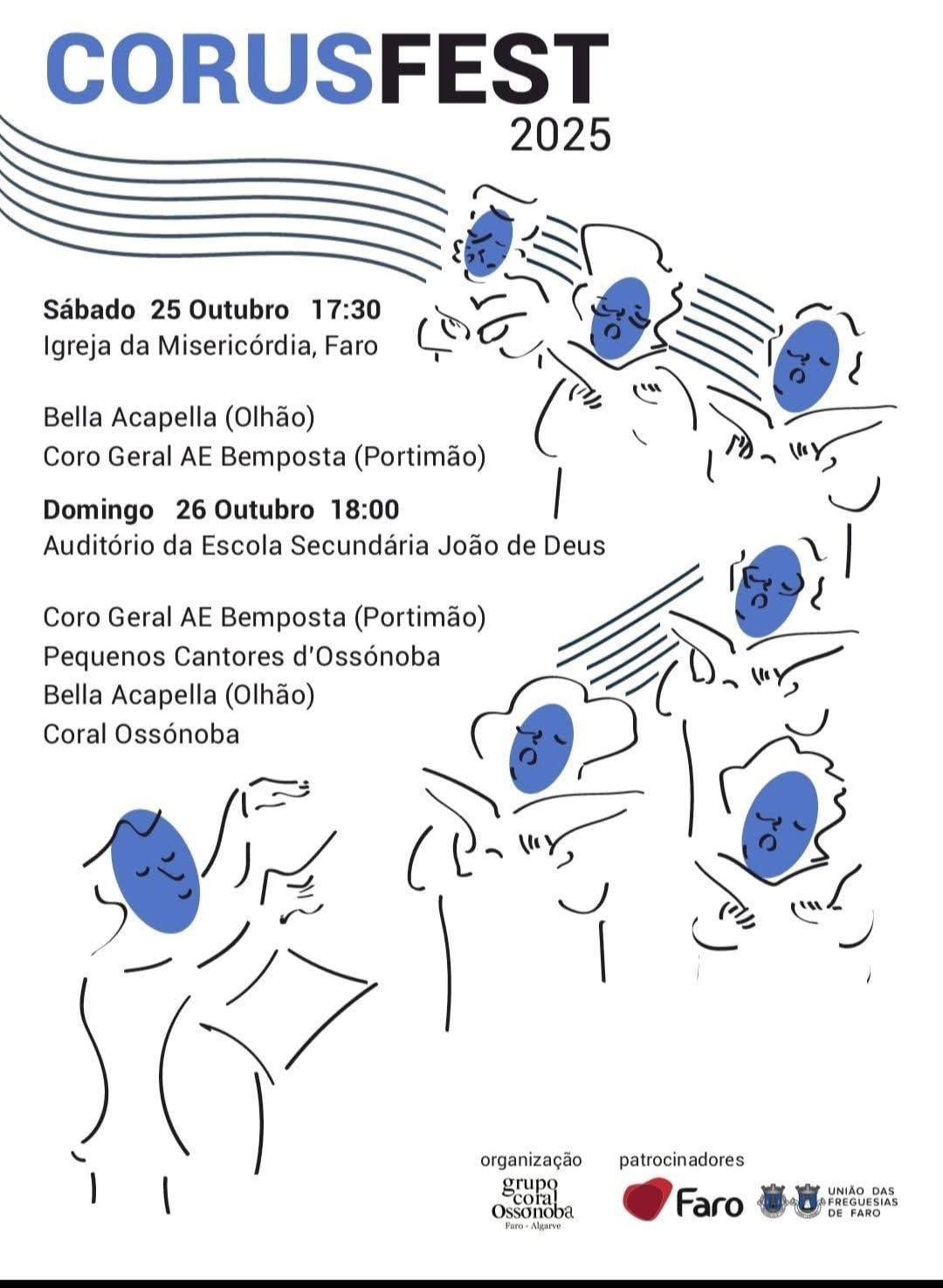 Chorus Festival with Ossonoba Chorus on Sunday