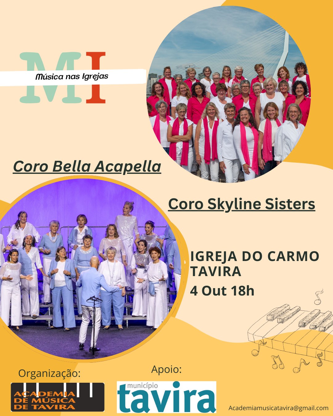 Double FUN concert with the Skyline Sisters in Tavira